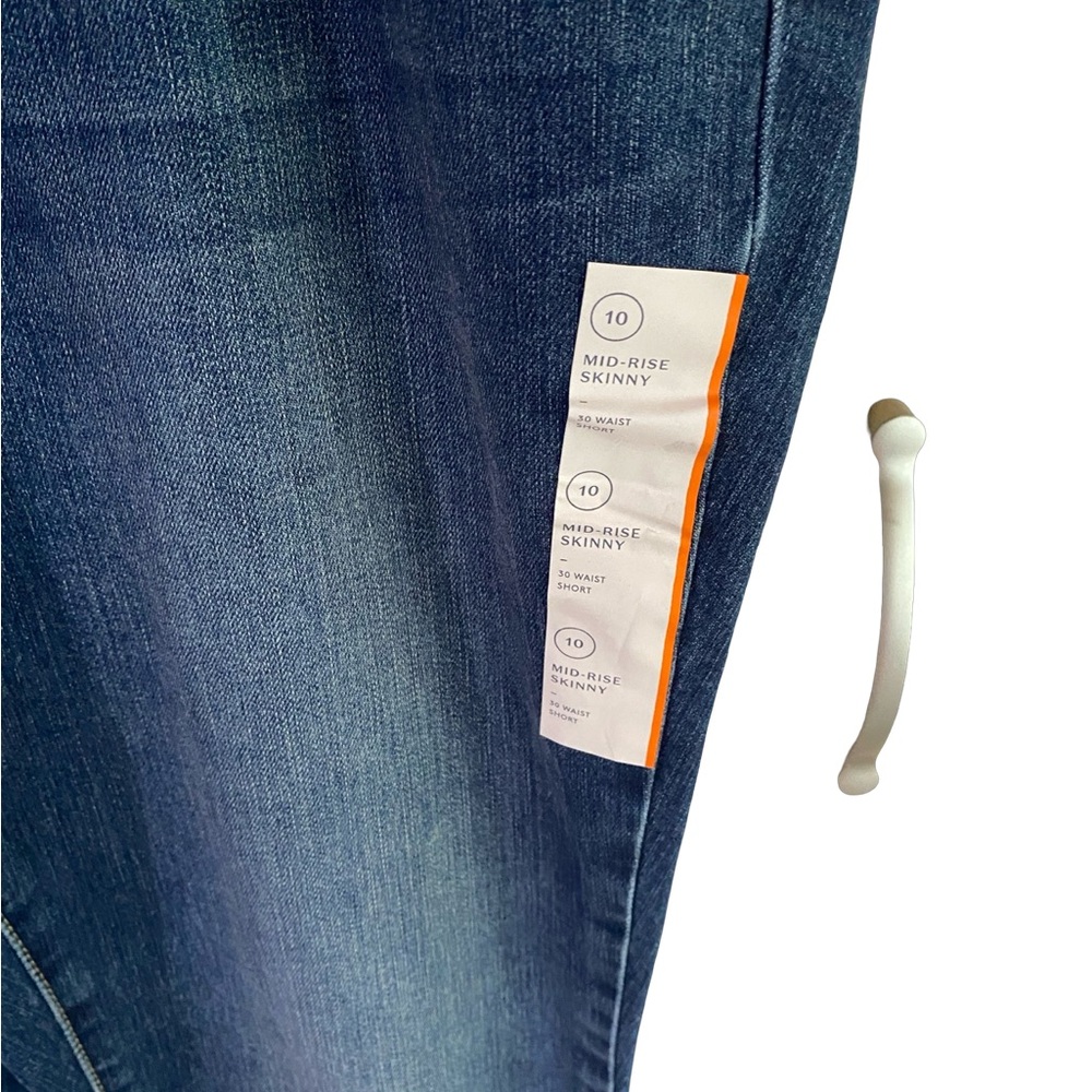 Universal Thread Blue Skinny mid rise jeans 10S - Picture 3 of 6